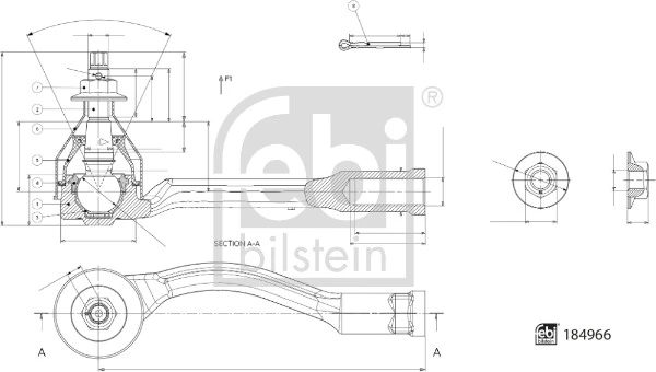 Cap de bara FEBI BILSTEIN 184966