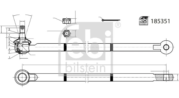 Bara legatura directie FEBI BILSTEIN 185351