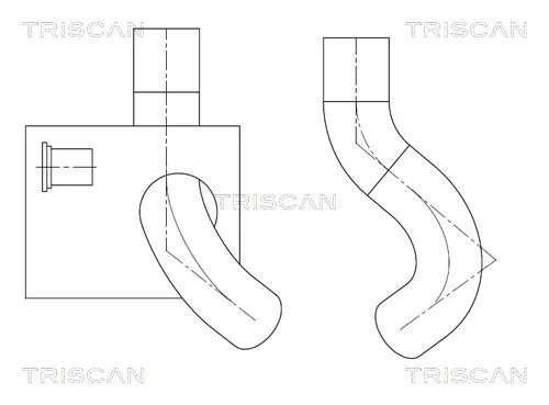 Furtun hidraulic, sistem de directie TRISCAN 851629067