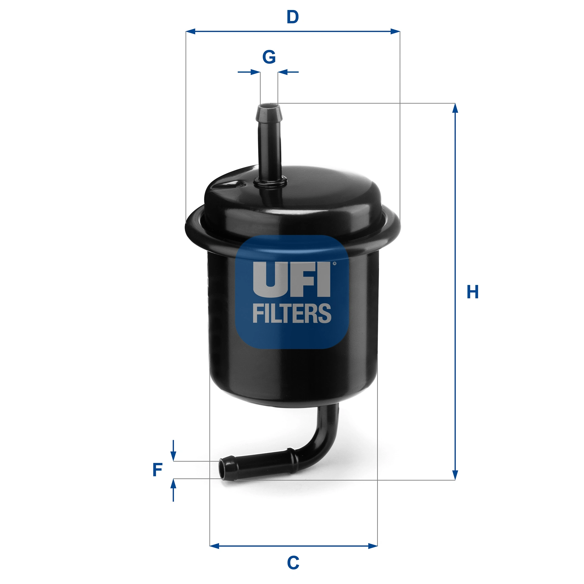 Filtru combustibil UFI 31.801.00