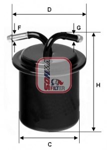 Filtru combustibil SOFIMA S1541B