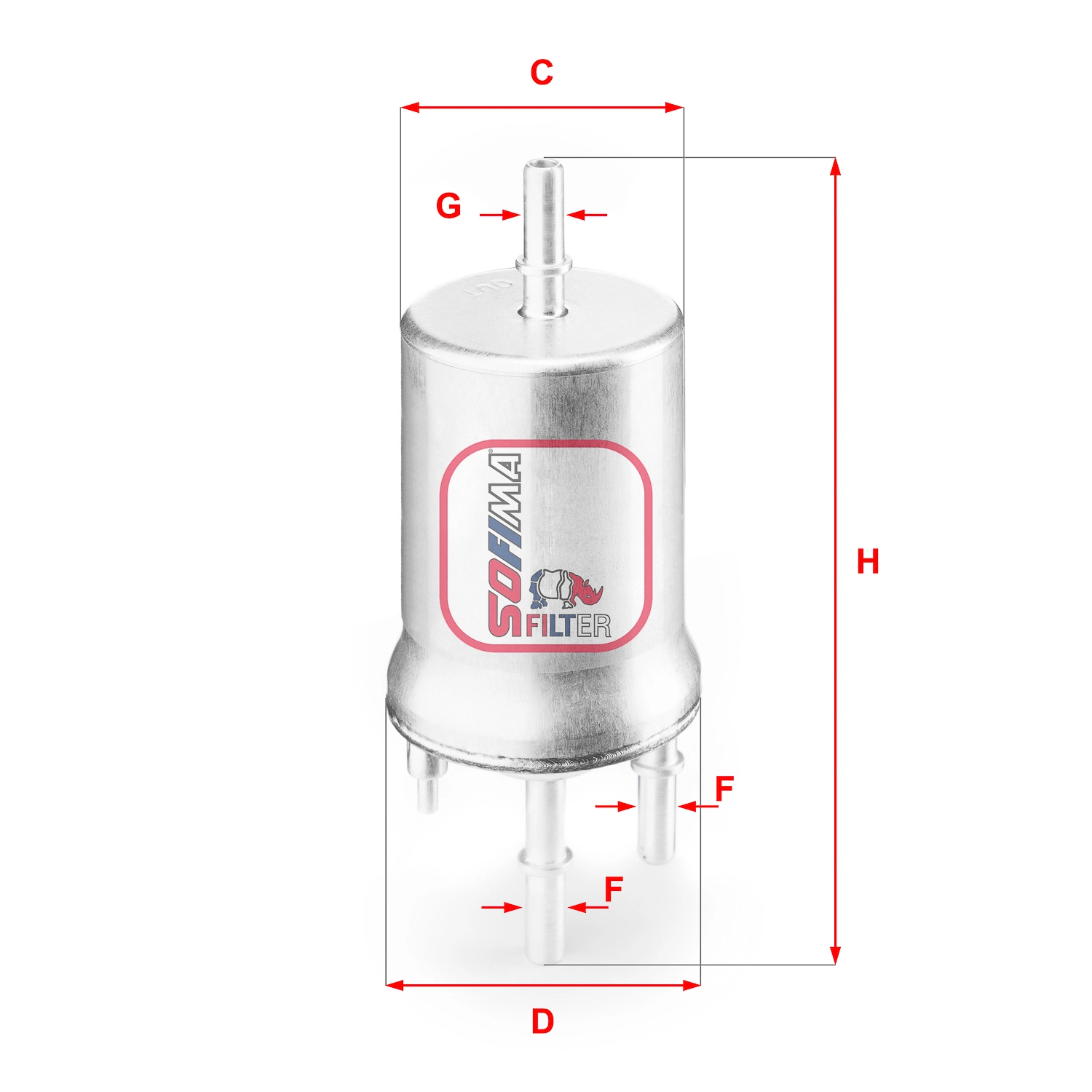 Filtru combustibil SOFIMA S1832B