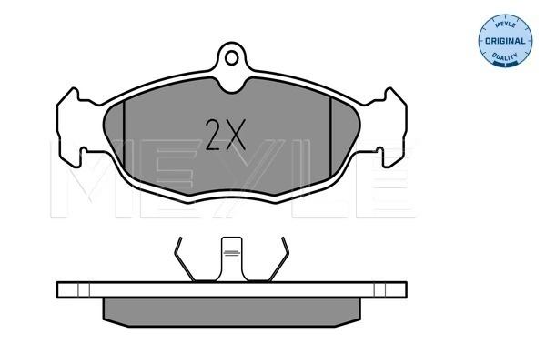 Set placute frana, frana disc MEYLE 0252054716