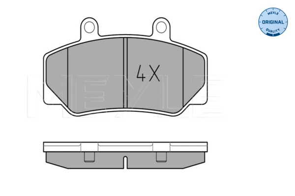 Set placute frana, frana disc MEYLE 025 212 3316