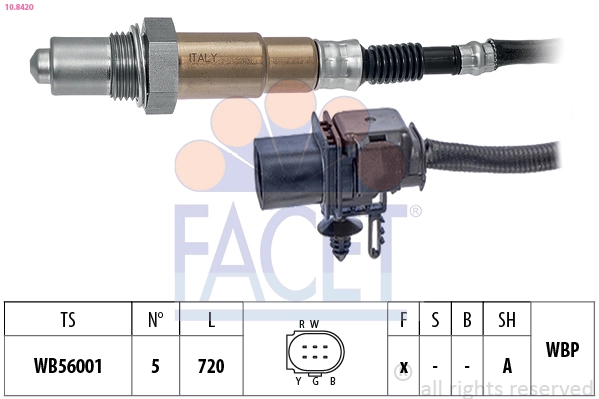Sonda lambda FORD B-Max (Jk) 1.0 EcoBoost (74KW / 100CP) FACET 10.8420