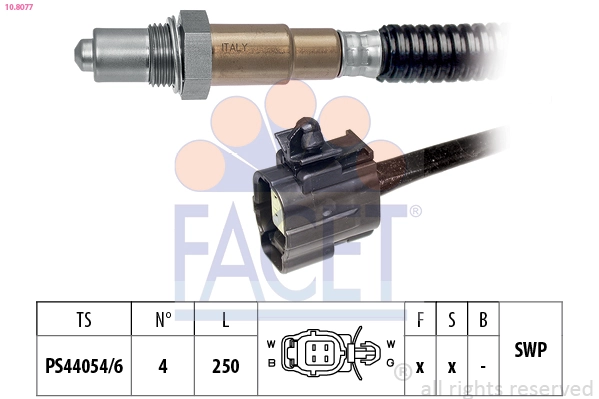 Sonda lambda FACET 10.8077