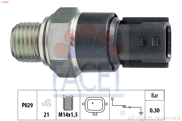 Senzor presiune ulei FACET 7.0181