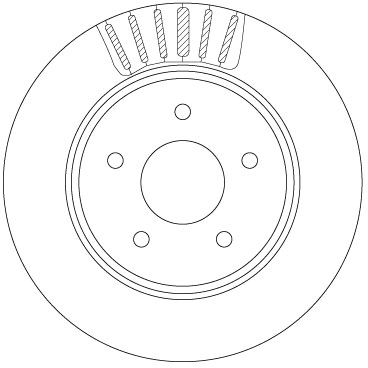 Disc frana TRW DF6789
