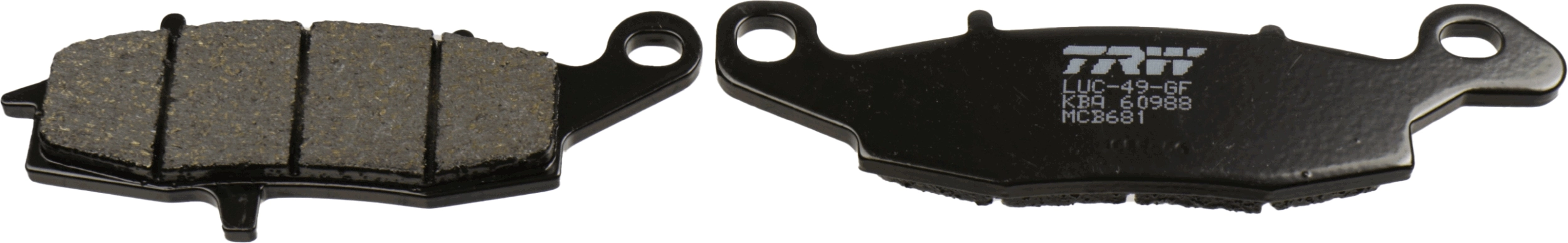 Set placute frana, frana disc TRW MCB681