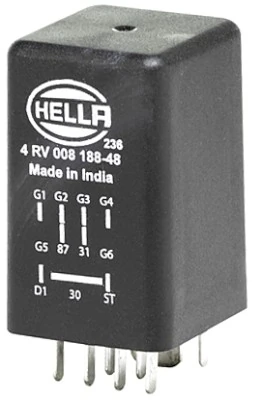 Unitate de control, bujii incandescente HELLA 4RV 008 188-481