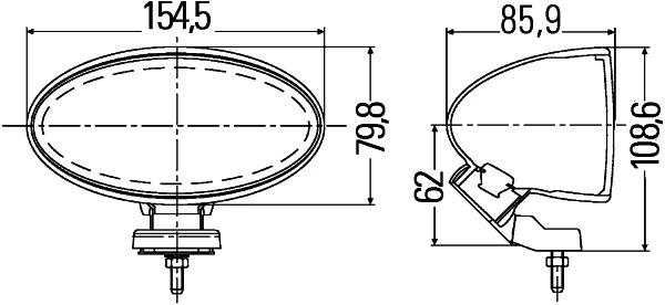 Far faza lunga HELLA 1FA007891-061