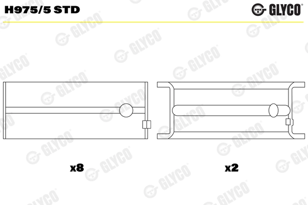 Cuzineti, arbore cotit GLYCO H975/5STD