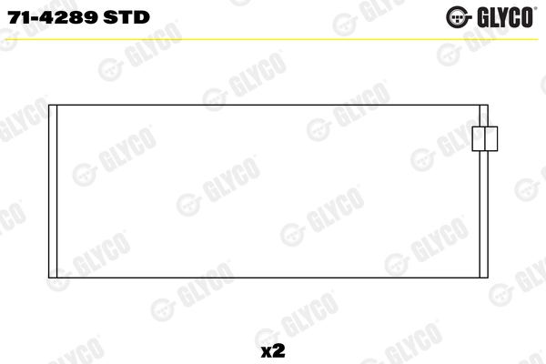 Cuzineti biela GLYCO 71-4289STD