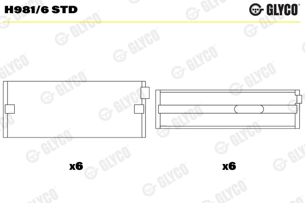 Cuzineti, arbore cotit GLYCO H981/6STD