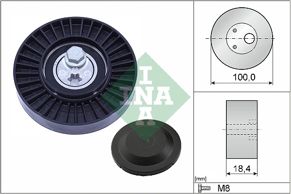 rola intinzator, curea transmisie Schaeffler INA 531 0966 10