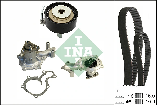 Set pompa apa+curea dintata Schaeffler INA 530 0700 30