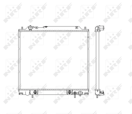 Radiator, racire motor NRF 55343