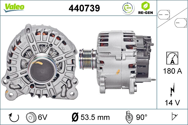 Generator/alternator VALEO 440739
