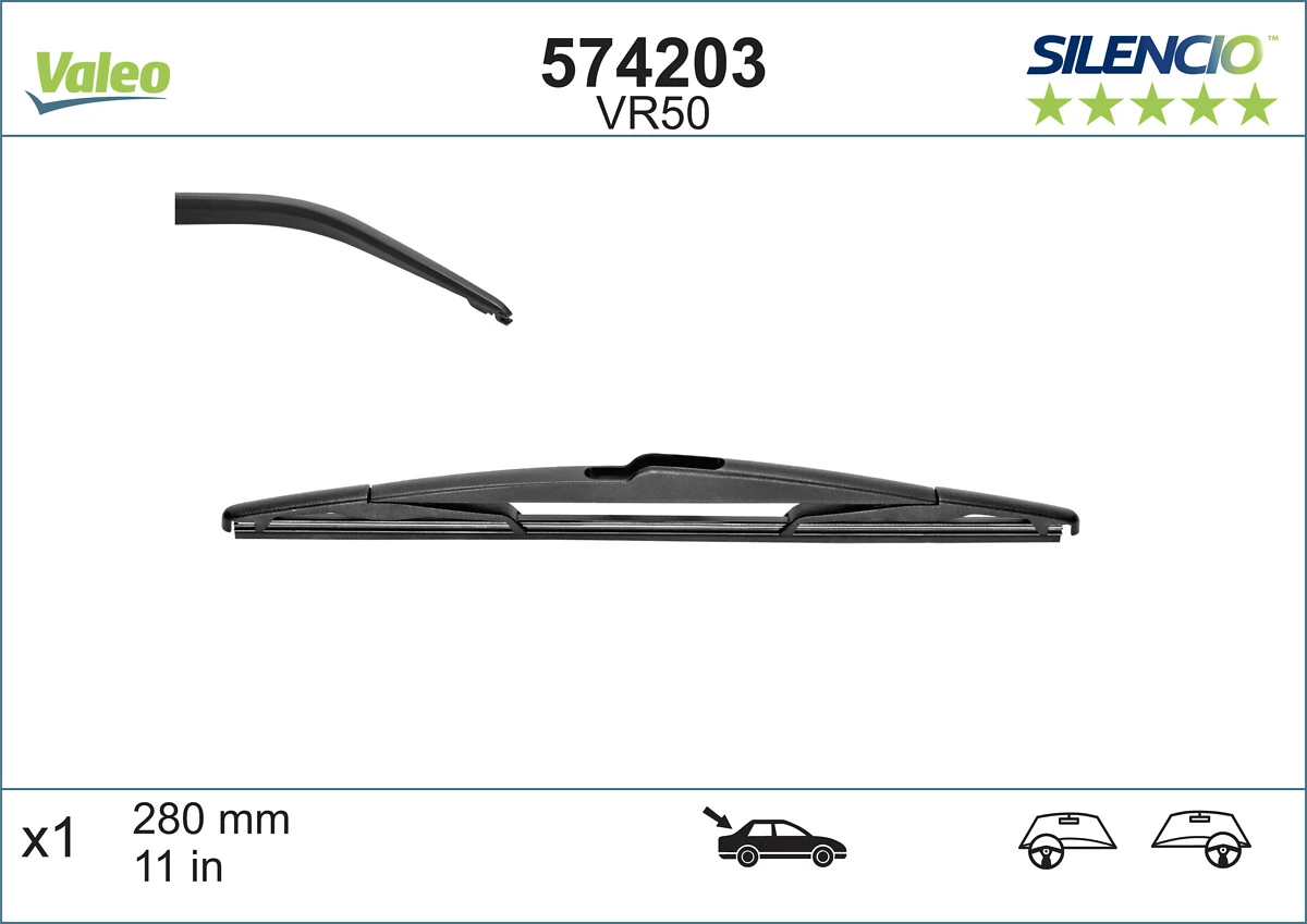 Lamela stergator VALEO 574203