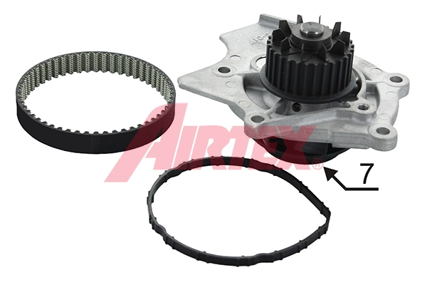 Set pompa apa+curea dintata AIRTEX WPK-189201