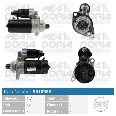 Starter MEAT & DORIA 5010983