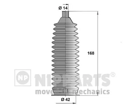 Burduf bieleta directie NIPPARTS N2848006