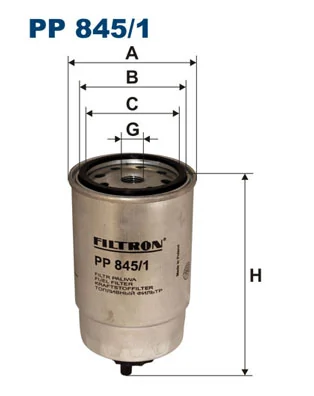 Filtru combustibil FILTRON PP845/1