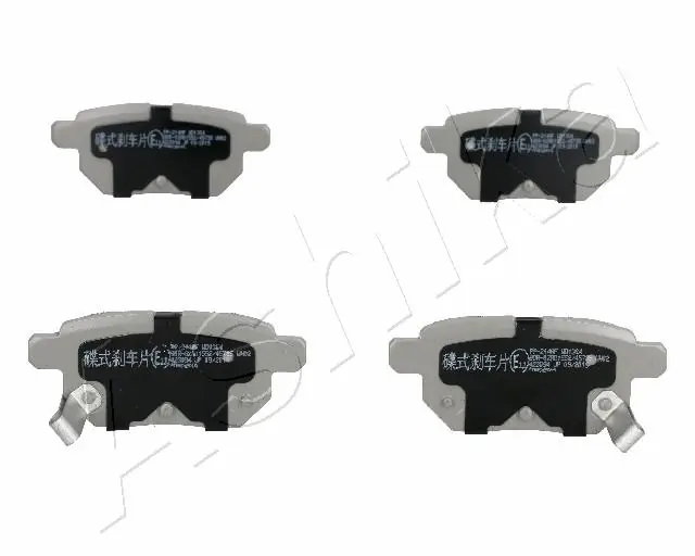Set placute frana, frana disc ASHIKA 51-02-214