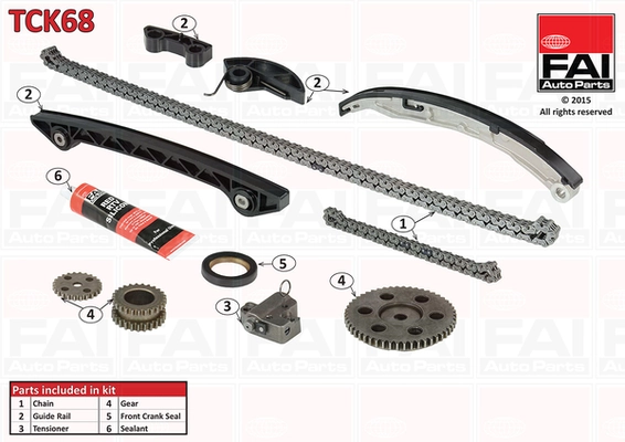 kit lant de distributie FAI AutoParts TCK68