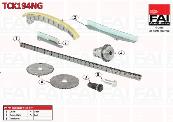 kit lant de distributie FAI AutoParts TCK194NG