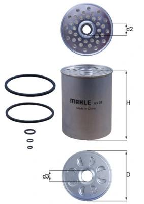 Filtru combustibil MAHLE ORIGINAL KX24D