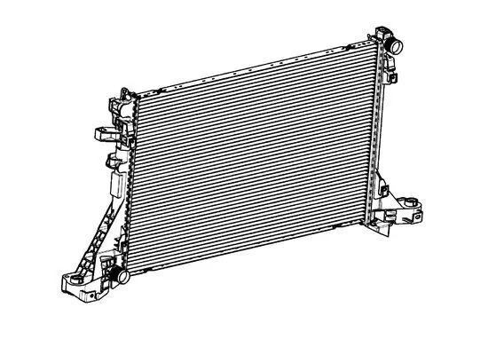Radiator, racire motor MAHLE CR 2724 000P
