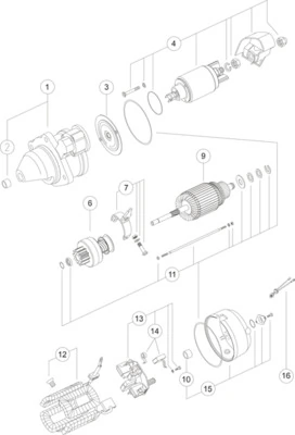 Starter MAHLE ORIGINAL MS109