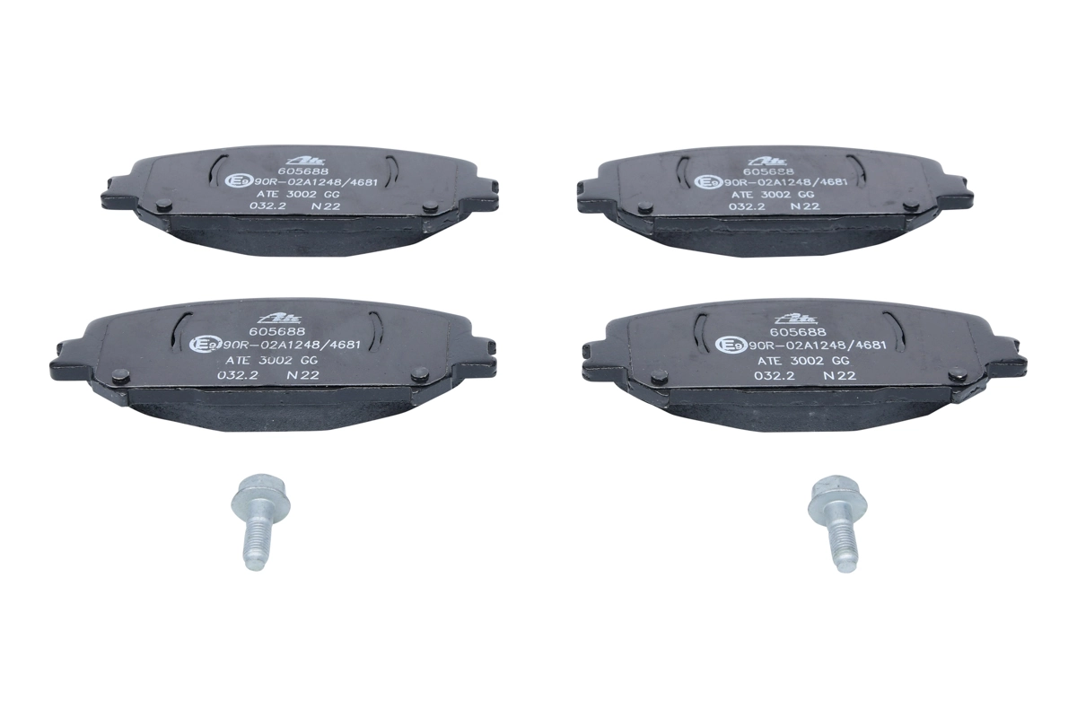 Set placute frana, frana disc ATE 13.0460-5688.2