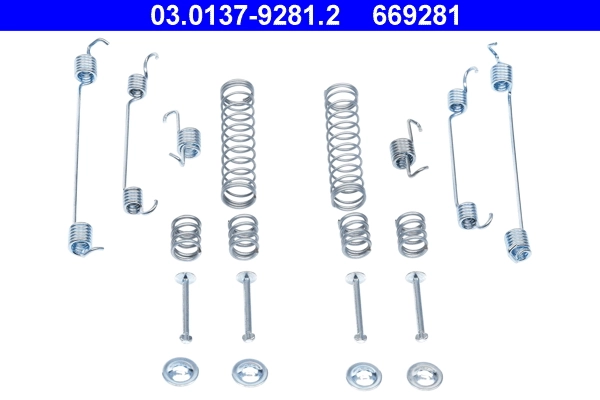 Set accesorii, sabot de frana ATE 03.0137-9281.2