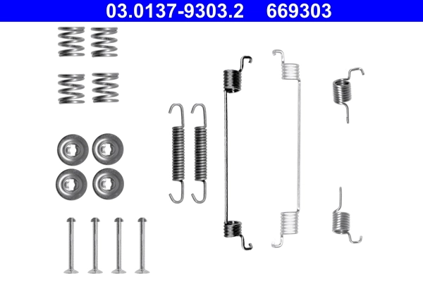Set accesorii, sabot de frana ATE 03.0137-9303.2
