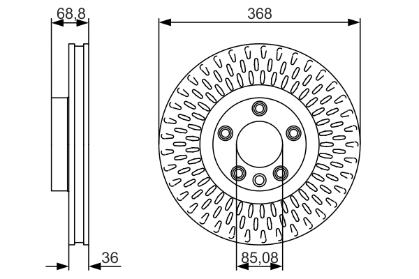 Disc frana BOSCH 0 986 479 A33