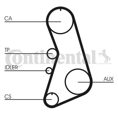 Set curea de distributie CONTITECH CT919K2