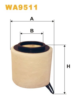 Filtru aer WIX FILTERS WA9511
