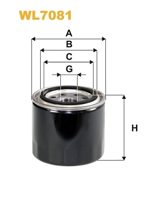 Filtru ulei WIX FILTERS WL7081