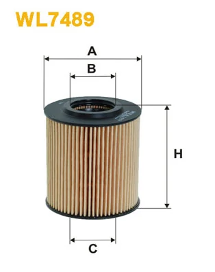 Filtru ulei WIX FILTERS WL7489