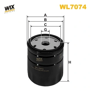 Filtru ulei WIX FILTERS WL7074