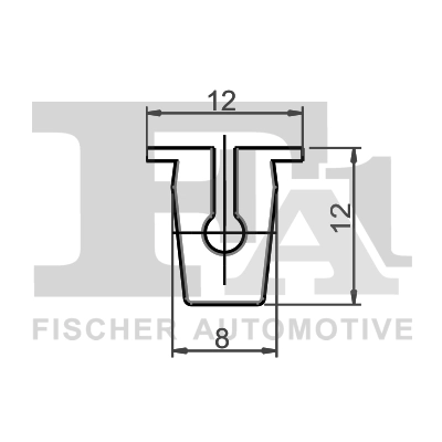 Clips, acoperire decorativa si protectie FA1 11-60005.25
