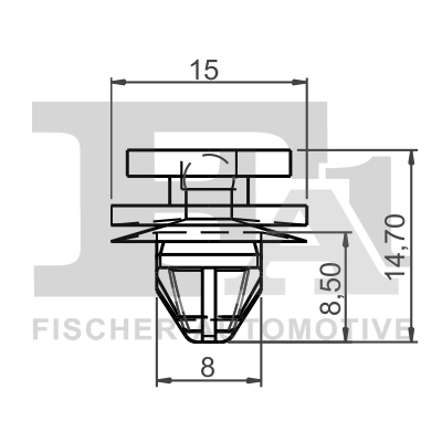 Clips, acoperire decorativa si protectie FA1 22-40009.10