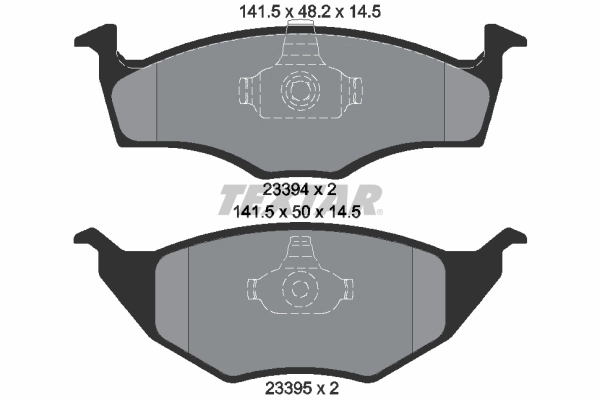 Set placute frana, frana disc TEXTAR 2339402