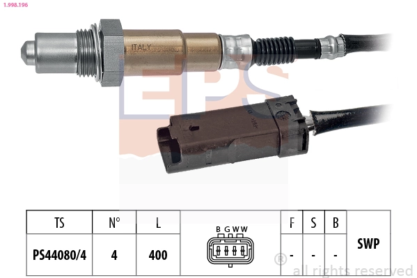 Sonda lambda EPS 1.998.196