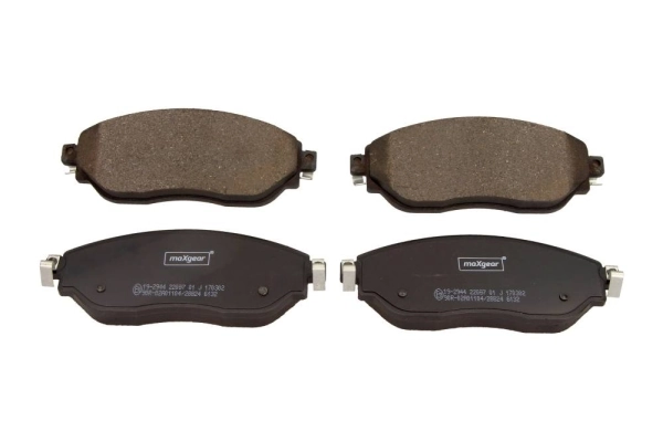 Set placute frana, frana disc MAXGEAR 19-2944