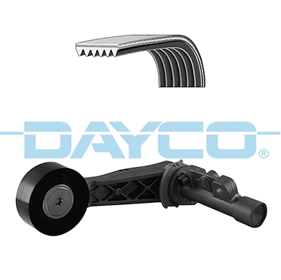 Set curea transmisie cu caneluri DAYCO KPV284