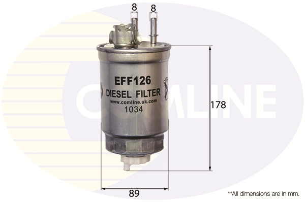 Filtru combustibil COMLINE EFF126