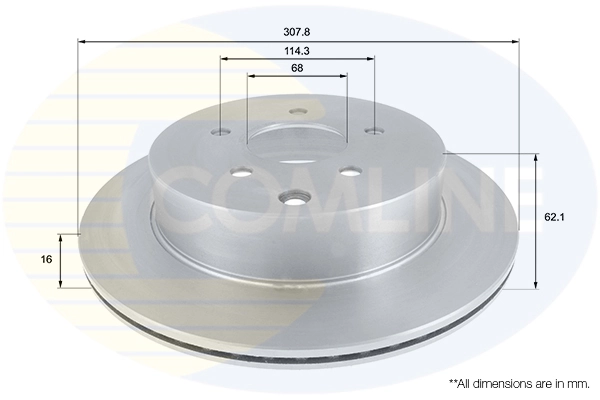 Disc frana COMLINE ADC0271V